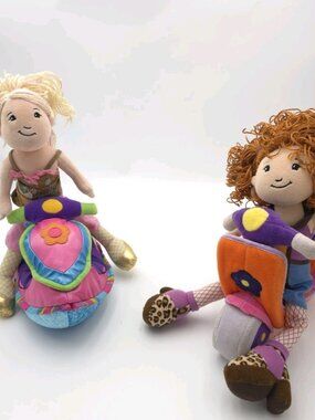 Groovy Girls Dolls w/ Motor Scooter Jet Ski Plush Lot Manhattan Toy